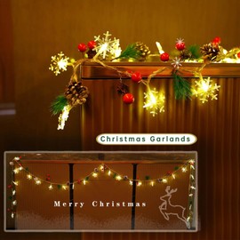 Snowflake Fairy Lights Christmas, Fairy Lights Indoor Christmas, Christmas Fairy Lights, Christmas Decoration, Fairy Lights Window Indoor, Christmas Decorations, 2 m / 6.6 ft with 20 LEDs, 8 Lighting