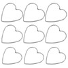 DECHOUS 9Pcs Metal Rings for Macrame, Heart Shape Dream Catcher