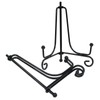Hordion 2 Pack Plate Stand, 4 Inch Black Iron Easel