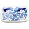 Fujio Akatsuka 904504 Bakabon Family Petite Square Small Plate, 2.2