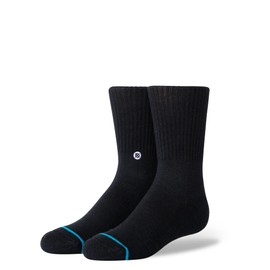Stance Crew Icon St Kids Socks (Medium, Black)