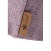 Sterntaler Girls' Beanie Stripes without, Pastel Purple