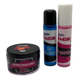 Retardante + Lubricante Multiorgasmico + Estrechadora
