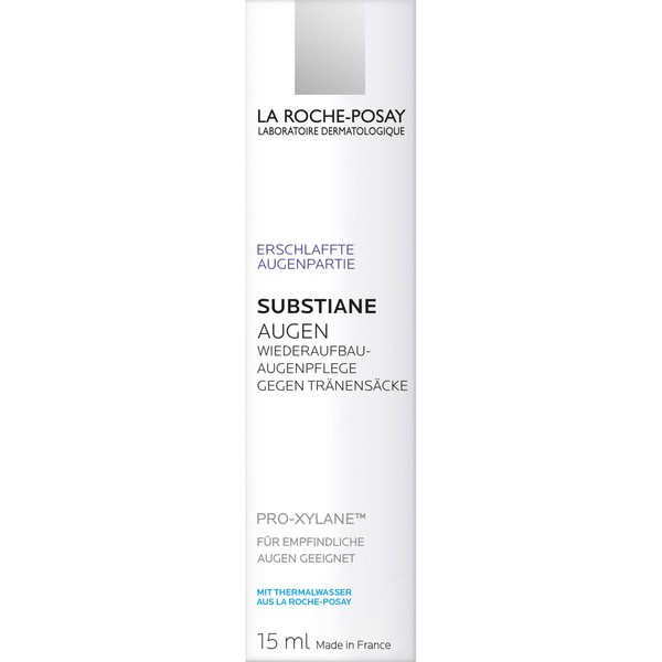 La Roche-Posay Substiane Augen Wiederaufbau-Augenpflege gegen Tränensäcke, 15 ml Cream