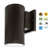 Westgate Lighting Outdoor LED Cylinder Light - Dimmable Up/Down Wall