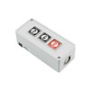 Fielect Forward Reverse Stop Momentary Push Button Control Switch Box