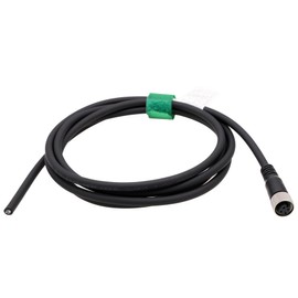 HangTon M12 A-coded 4 Pin Female Actuator Sensor Reader Encoder Power Supply Cable to Bare Wire for Machine Vision, Industrial Control Automation, CANopen, IO Link, Profibus 2m