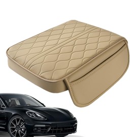Arm Rest Cover for Car | Soft PU Leather Car Armrest Cushion | Colorfast Arm Rest Pillow Armrests Parts & Accessories