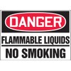 Accuform "Danger Flammable Liquids - No Smoking" Safety Sign, Accu-Shield™,