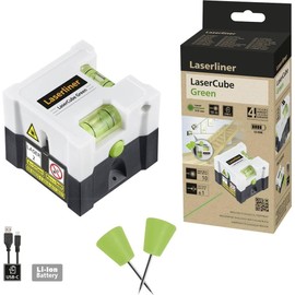 Laserliner LaserCube Green Line Laser Range (max.): 10m