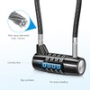 AMIR Upgraded 4 Digit Combination Padlock, Resettable Padlock with Steel