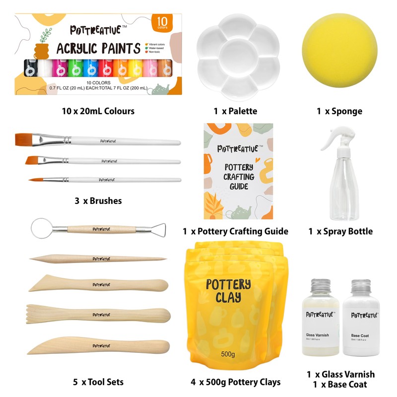 MCOOH Air Dry Clay Kit for Beginners