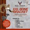 Skull Hooker Powder-Coated Steel XXL Bone Bracket – Designed to