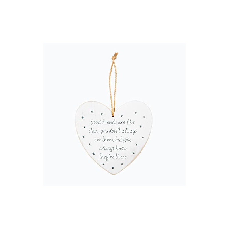 Sass & Belle Good Friends Are Like Stars Heart Plaque