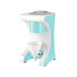 Brentwood Homemade Snow Cone Ice Shaver Maker Machine w/ 4 Reusable Cones, Blue