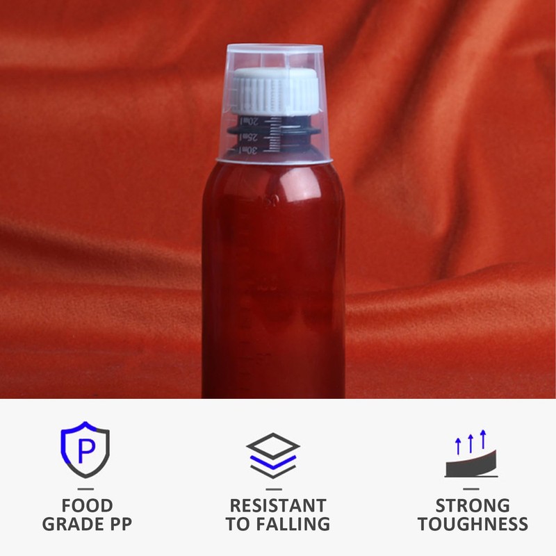 10er-Pack 30-ml-Kunststoff-Flüssigkeitsmessbecher, transparenter Messbecher, Labor-Messzylinder, Milchmessbecher, Messwerkzeug für die Küche