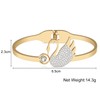 RAIDIN Gold Bangle Bracelet for Women Girls Mom 18K Gold