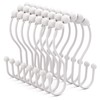 White Shower Curtain Hooks, Bathway Shower Curtain Hooks Shower Curtain
