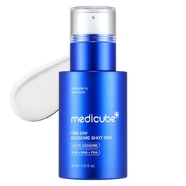 Medicube Zero Exosome Shot 2,000 PPM Espícula Suero Facial | Suero Líquido Potenciador de la Piel | Exosoma, AHA+BHA+PHA | Cuidado de los Poros, Células Muertas de la Piel, Textura de la Piel