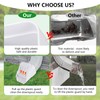 pocezo Gutter Downspout Extension Accessory，Gutter Downspout Extensions for 3"×4"，Drainage Grille