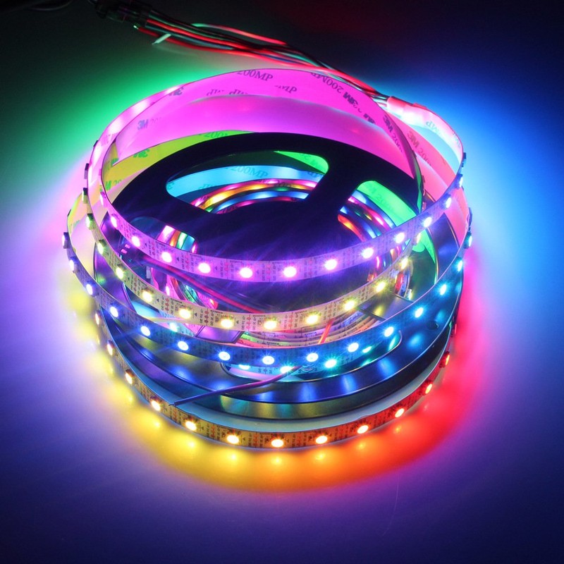 Rogndash 16.4ft WS2812B Individually Addressable LED Strip 5m 300 LED