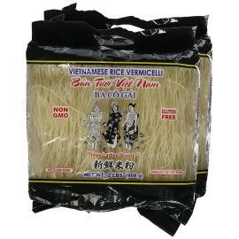 Three Ladies Brand Vietnamese Rice Vermicelli 2lbs (Pack of 2) NEW