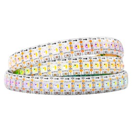 BTF-LIGHTING RGBW RGBNW RGB+Natural White SK6812 (Similar WS2812B) Individually Addressable 3.3ft 144LEDs/Pixels/m Flexible 4 Colors in 1 LED Dream Color LED Strip IP65 Waterproof DC5V White PCB
