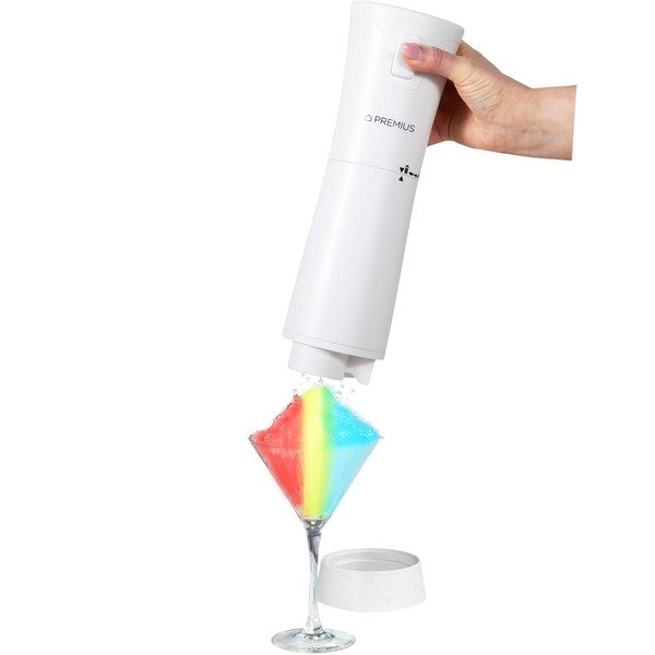 Cordless Shaved Ice Maker by PREMIUS – Lightweight, Rechargeable, Bonus