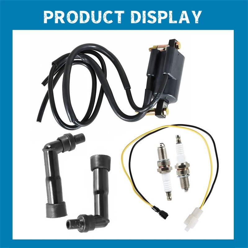 Silscvtt Ignition Coil Spark Plug Replacement for Honda CB250 CB400
