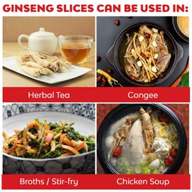 Baumann American Ginseng Small Slice, 100% Wisconsin Grown Premium Ginseng, Natural Hand-Selected Herbal Dietary Supplements – 4oz