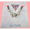 Katy Perry Love Me Oversized Pearls and Chain Link Necklace