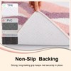 BLESWIN Microfibre Bathroom Mat Absorbent Bathroom Carpet 40x60cm Pink
