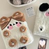 Sticker Album, A6 Binder for Girls, Fluffy Cute Animal Design,