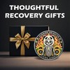 Leafence Sobriety Coin Panda Skeleton Design Sobriety Coin Recovery Addiction