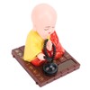 Tyenaza Little Monk Figurine Solar Toys, Chinese Little Buddha Monk
