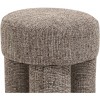 Meridian Furniture Larson Brown Polyester Fabric Ottoman/Stool
