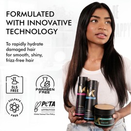 Mycro Keratin Madame Madame Moisturizing Conditioner for Thick Hair, Reduces Frizz & Hair Loss, Infused with Argan Oil & Vitamins (33.8 Fl Oz)