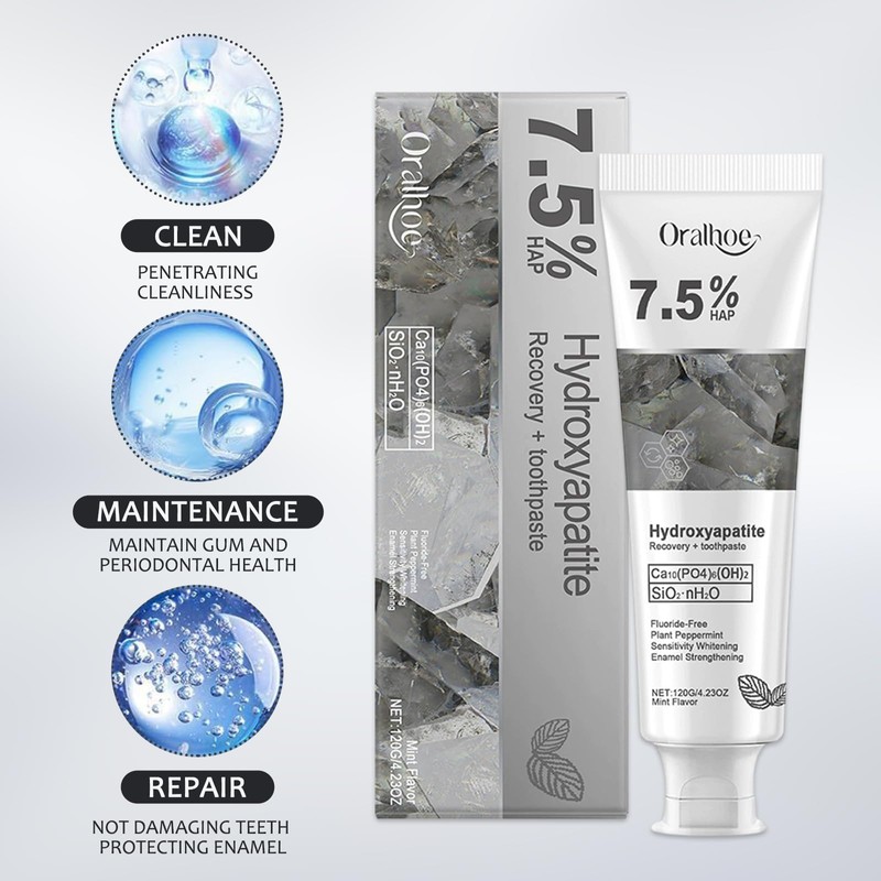 Pack of 2 Hydroxyapatite Toothpaste 120 g Hydroxyapatite Toothpaste Toothpaste