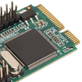 Mini PCIe Combo Serial Parallel Expansion Card, 6Gbs 2 RS 232 Port 1 DP25 Pin PCI Express to Printer LPT Port Expansion Card for Standard Desktop, Server, POS, PLC