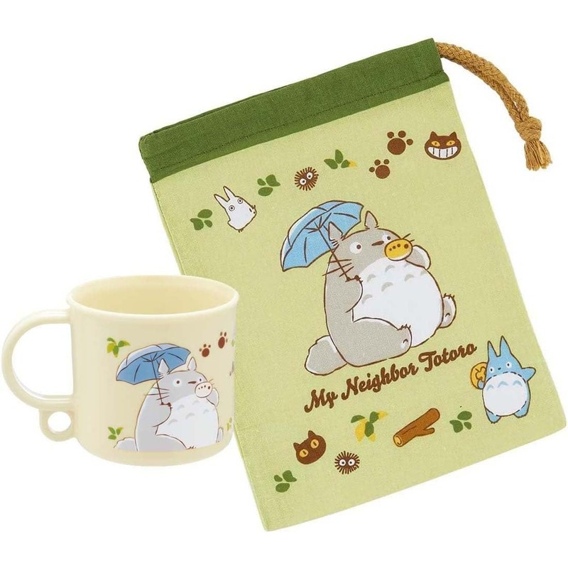 Skater KB63C Lunchbox Cup Bag Ghibli Totoro Cat Bus Boys