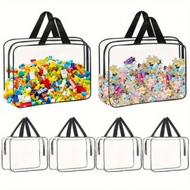 Transparent Beach Bag / Vacation Tote / See-Through Water Bag / Double Layer Bag cd19 Free Size / Transparent 20ea
