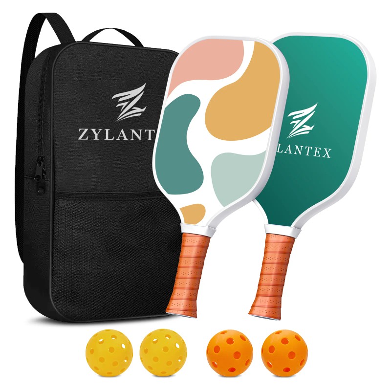 OEM/ODM USAPA Approved Fiberglass Honeycomb Core Pickleball Set with 4