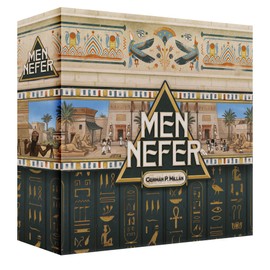 Ludonova Men-Nefer Board Game - Journey Through Ancient Egypt! Worker Placement Strategy Game, Family Fun for Kids & Adults, Ages 14+, 1-4 Players, 60-120 Minute Playtime