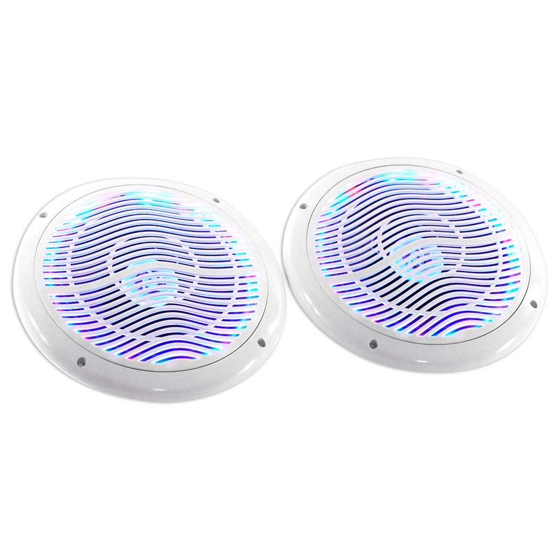 Rockville Pair RMC65LW 600W Peak / 75W RMS 2-Way White