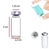 Empty Vials with Self Healing Injection Port with Off Aluminum