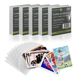 Regular Trading Card Soft Sleeves Ultra Clear Plastic Penny Protector (100pcs)