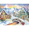 FLINK Rompecabezas Villa Navideña Navidad 1000 Piezas