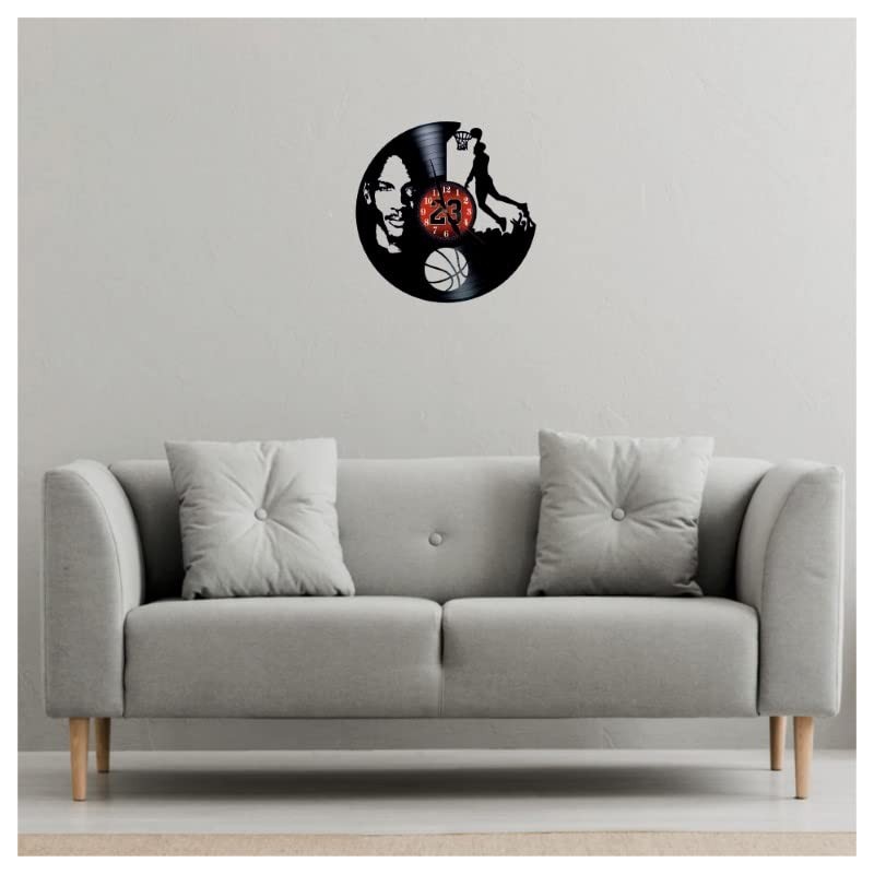 Large Clock The Best Basketball Player All Time Vinyl Record