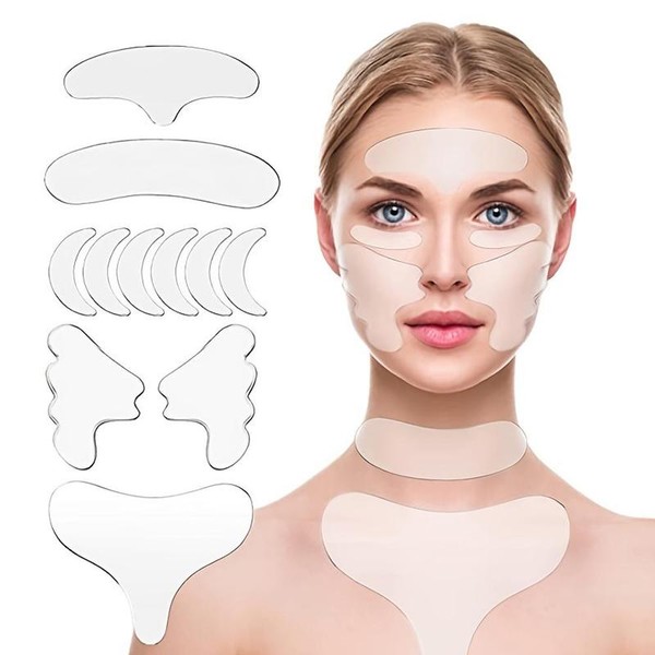 Silicone Face Sticker Set, Face Lifting Sticker, Anti-wrinkle Face Lifting Patches, Skin Care