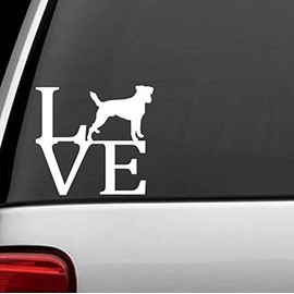 B1085 Jack Russell Terrier Love Dog Decal Sticker